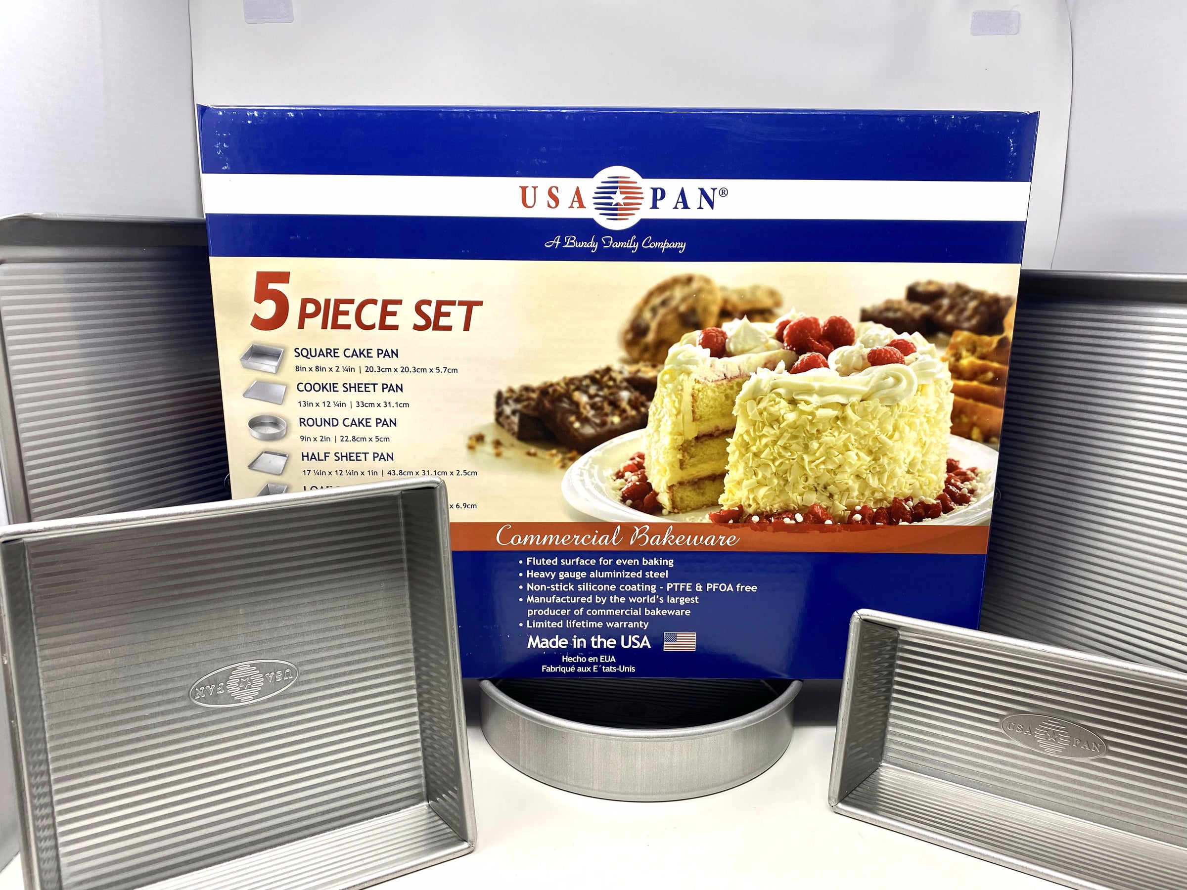 USA Pan - 3-Piece Bakeware Set